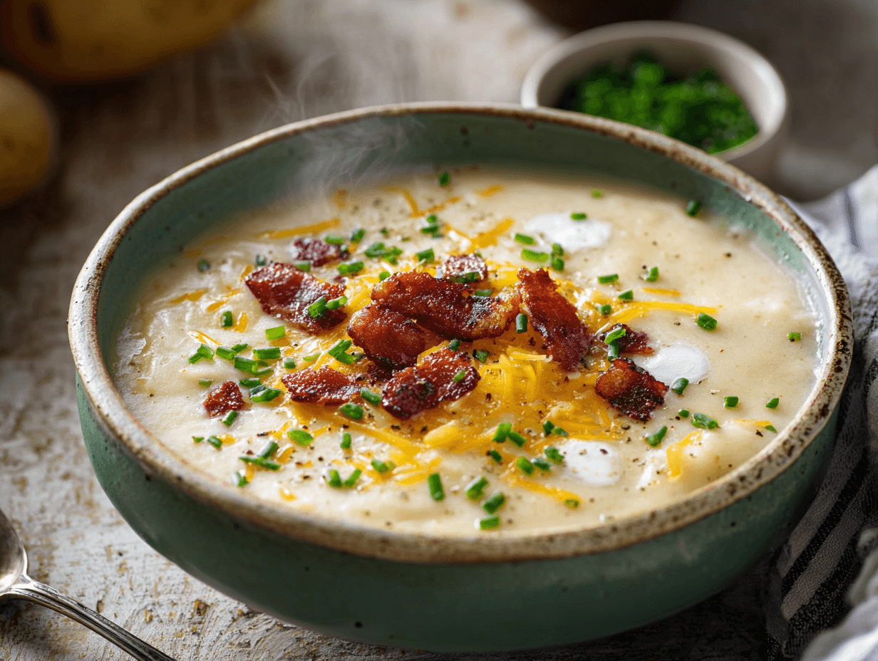 Crock Pot Potato Soup Recipe – The Creamy Comfort You’ll Love Every Time 9 crock pot potato soup recipe