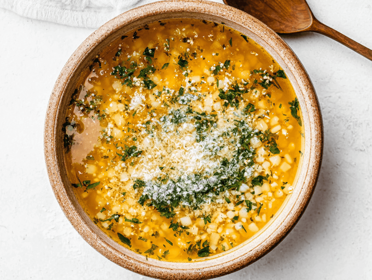 Italian Penicillin Soup Recipe – Why It’s Going Viral in 2026 14 Italian Penicillin Soup Recipe with golden broth, herbs, and Parmesan