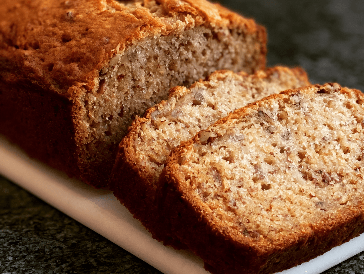 Banana Bread Recipe with Oil: Easy Moist Homemade Loaf 4 banana bread recipe with oil sliced homemade loaf