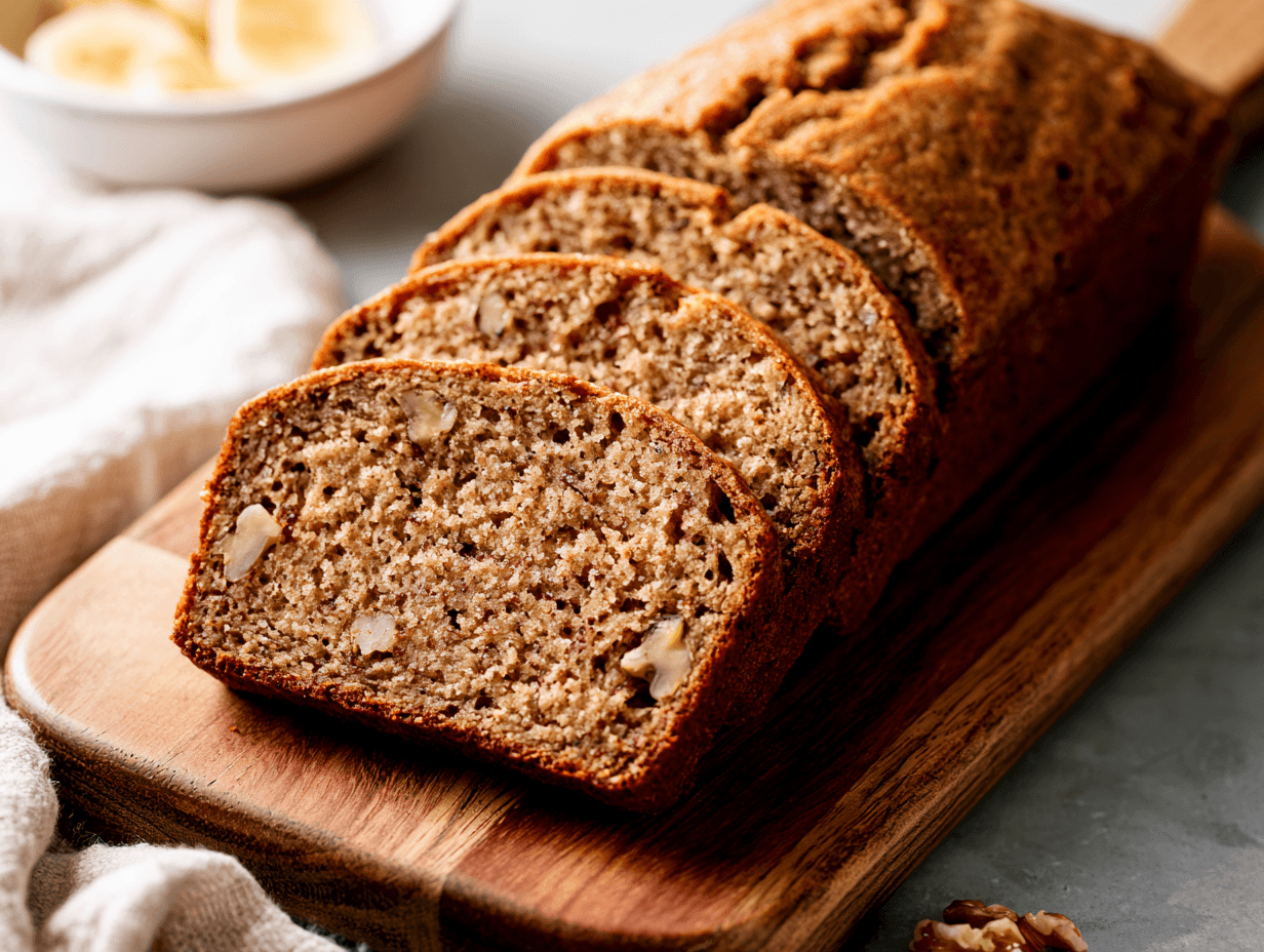 Whole Wheat Banana Bread Recipe – 7 Amazing Moist Baking Tips 5 whole wheat banana bread recipe sliced loaf